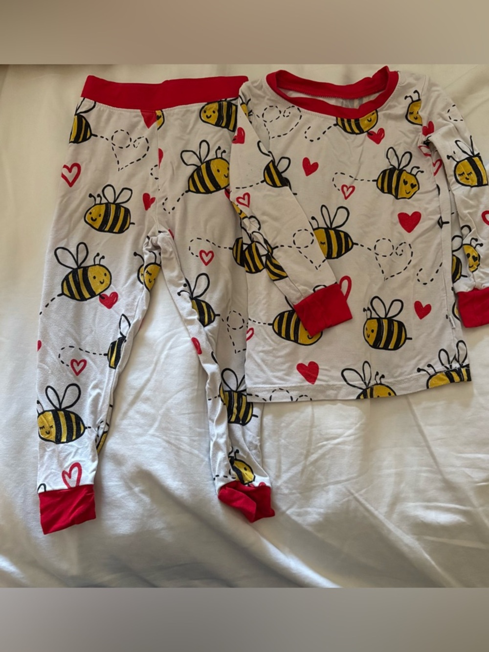 Little sleepies Bee Print Pajama Set
